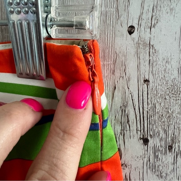 Kate Spade Multicolor Striped A-Line Skirt 4 - Picture 4 of 7